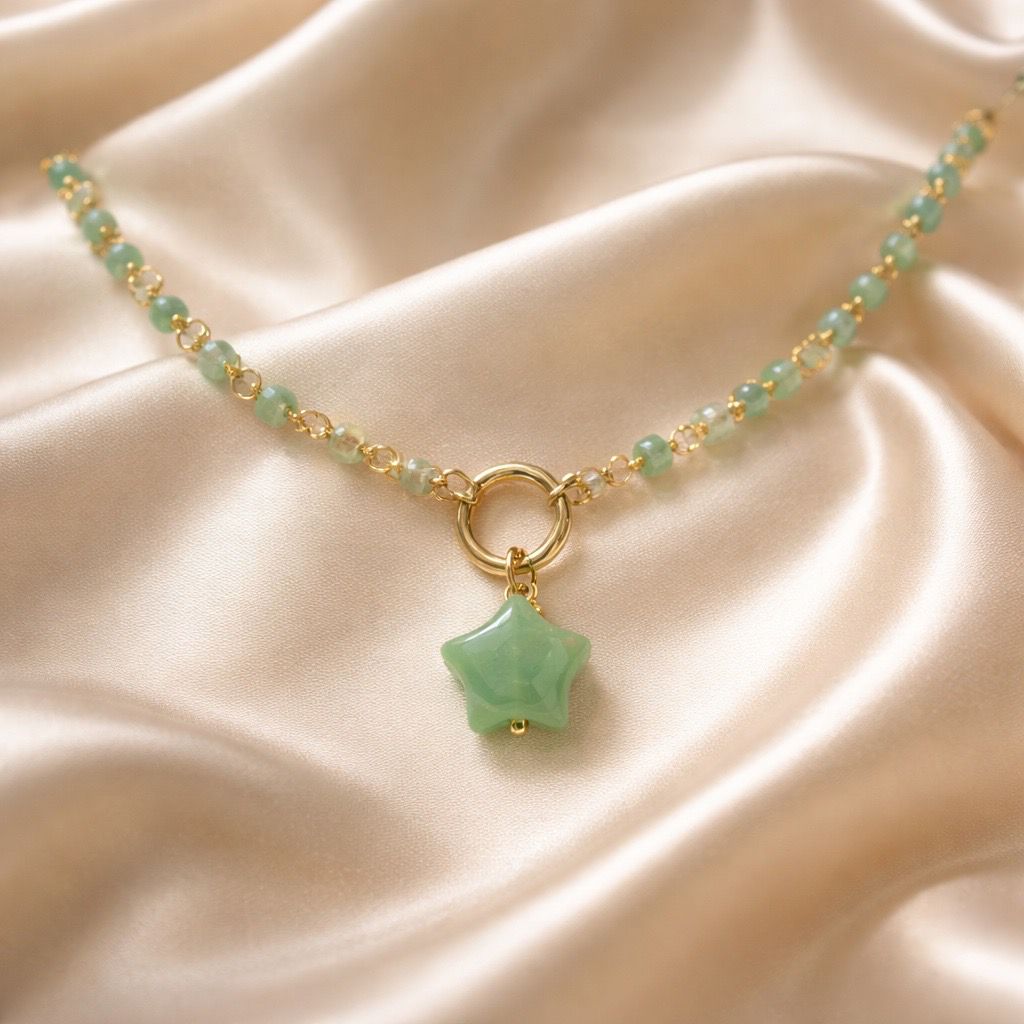 Necklace 10mm Heishi Beads with Pearl/Stone