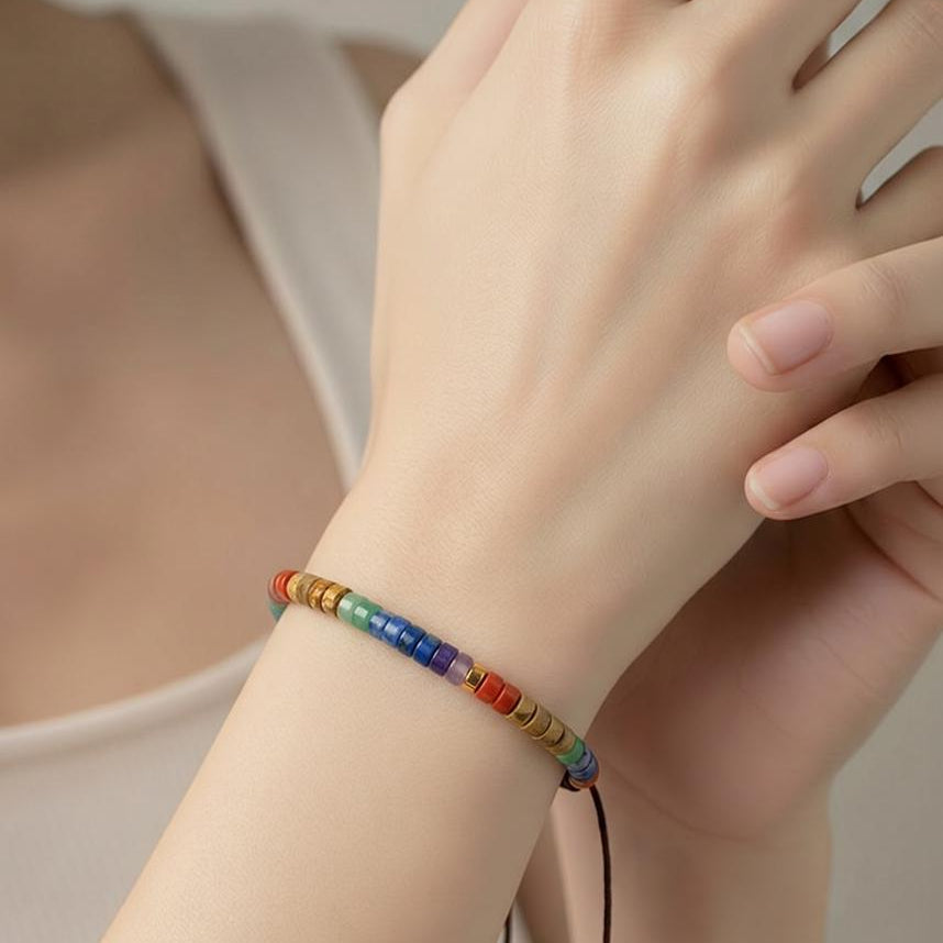 Bracelet Adjustable 7 Chakras