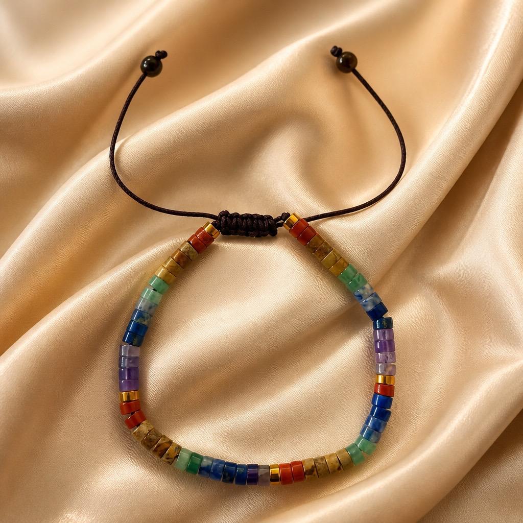 Bracelet Adjustable 7 Chakras