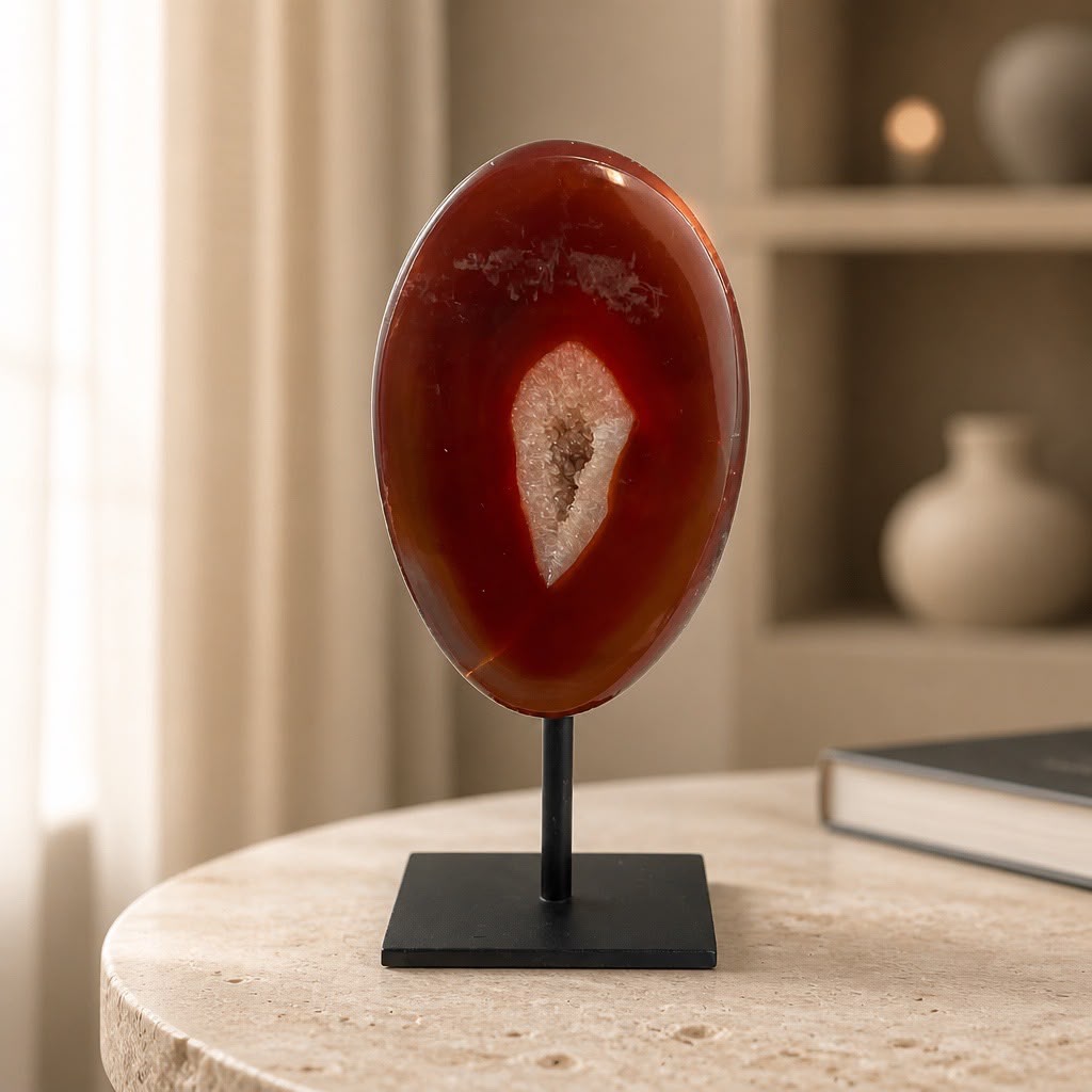 Carnelian Matal Base