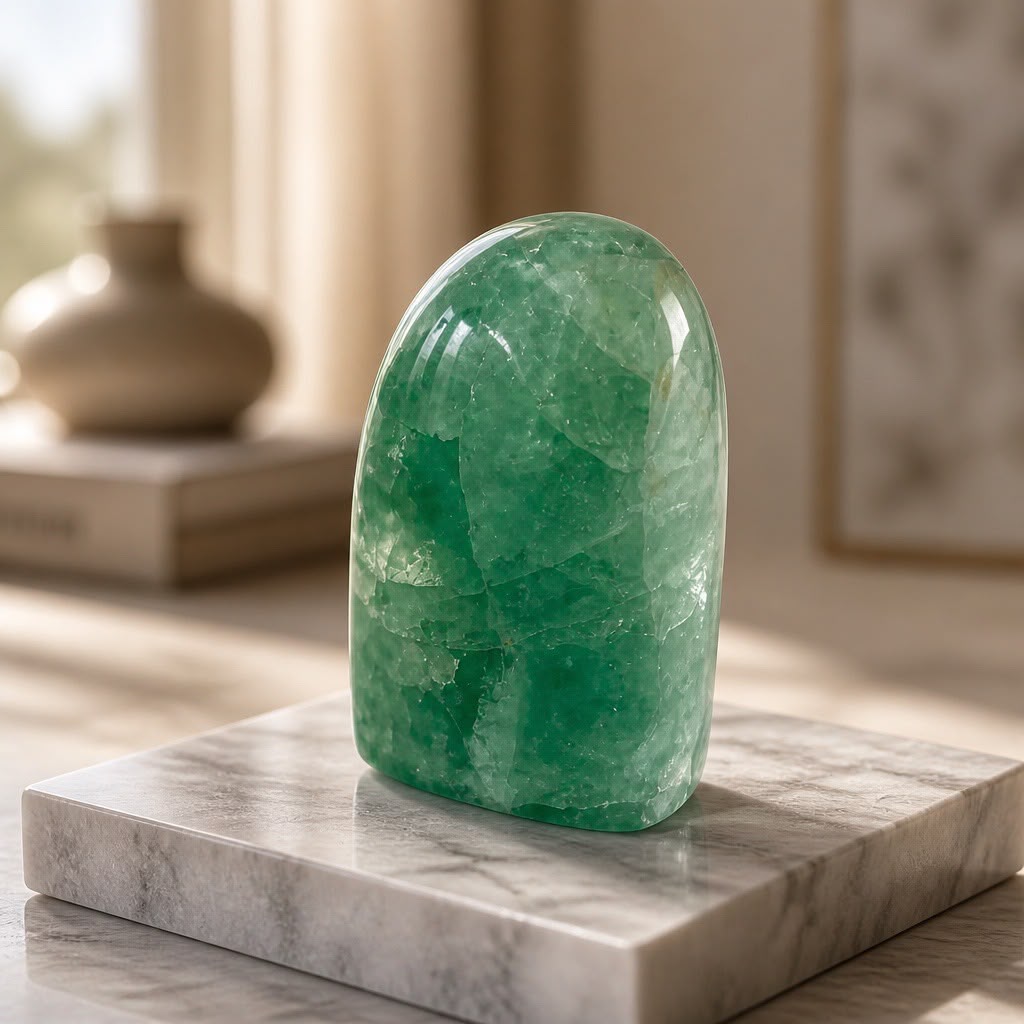 Fluorite stone Generator Polished