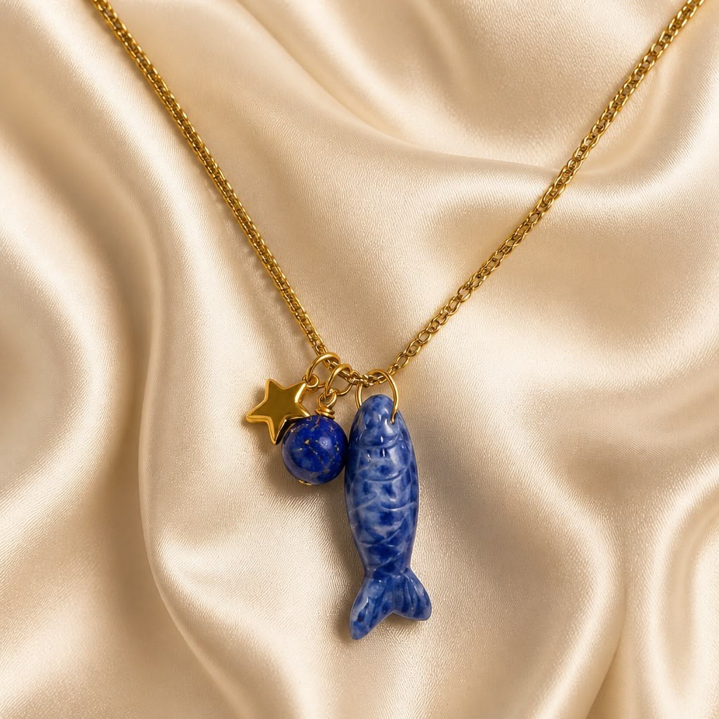 Necklace Long / Fish Collection