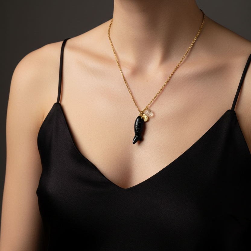 Necklace Long / Fish Collection