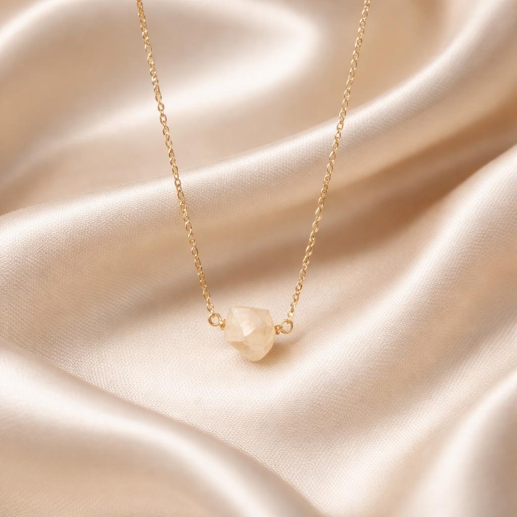 Necklace Raw Natural Stones