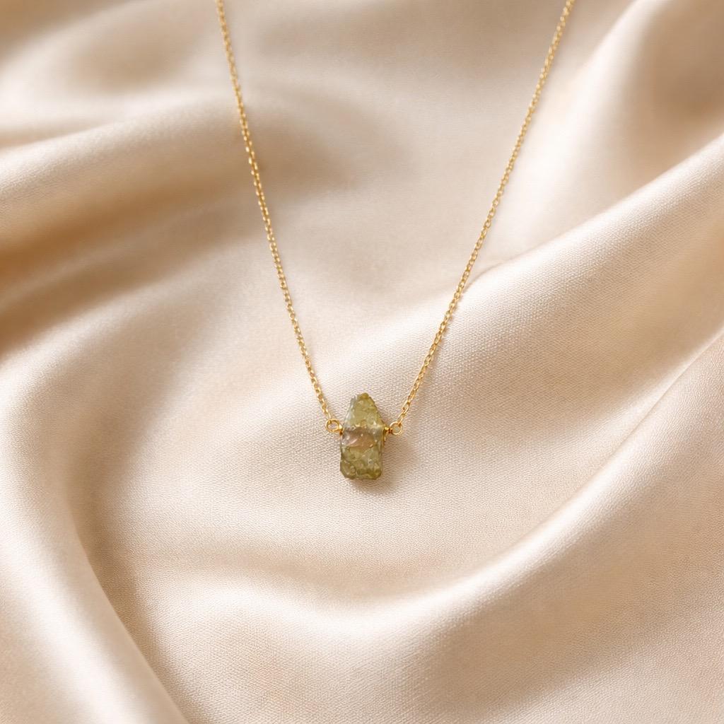 Necklace Raw Natural Stones