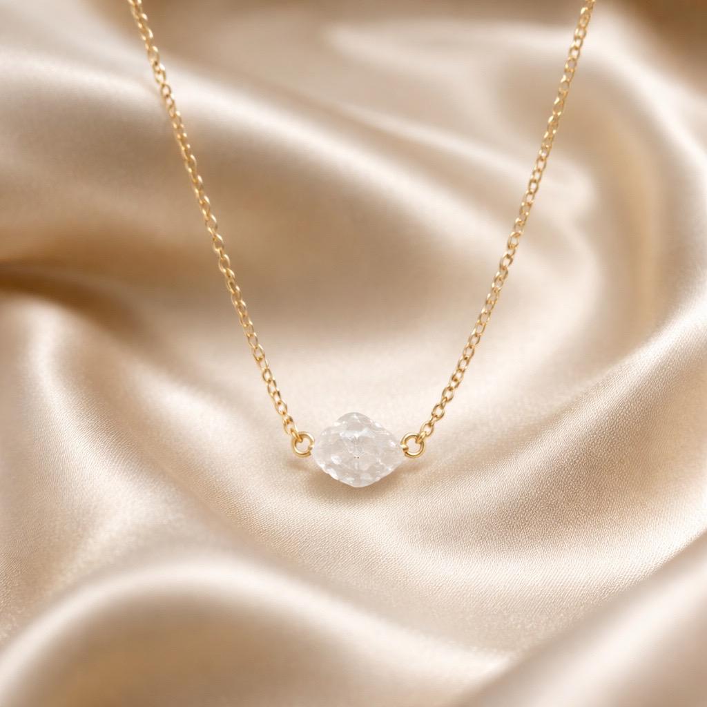 Necklace Raw Natural Stones