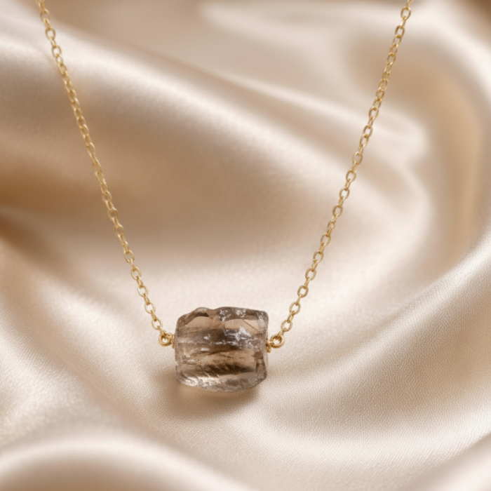 Necklace Raw Natural Stones