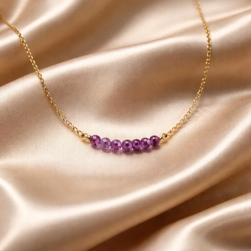 Necklace Beads in the Middle