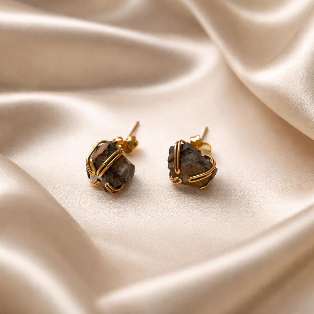 Earrings Spider Studs