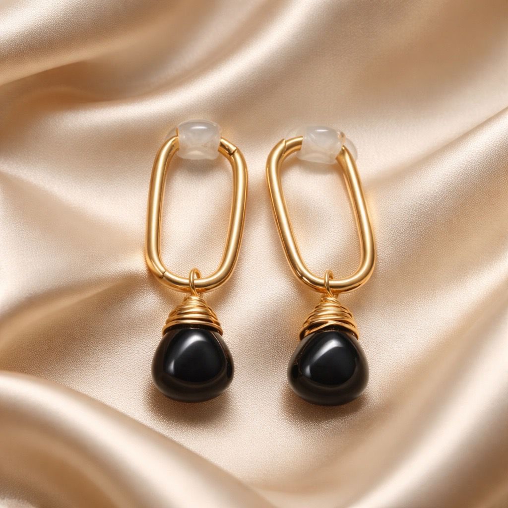 Earrings Square Hoops