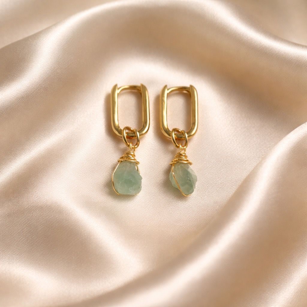 Earrings Square Hoops