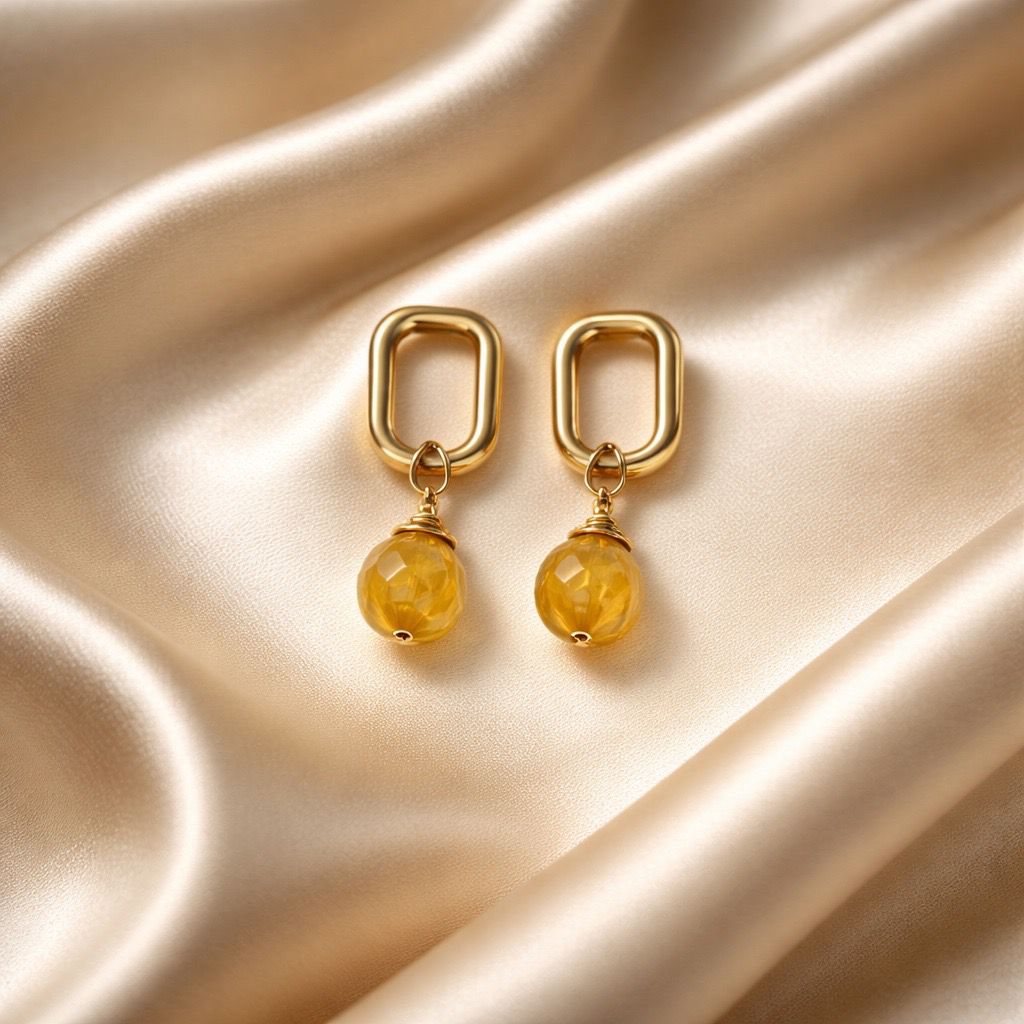 Earrings Square Hoops