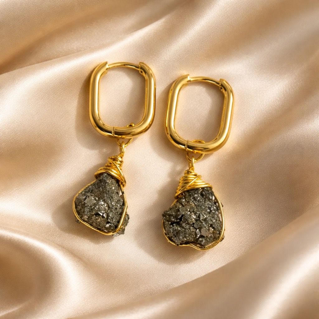 Earrings Square Hoops