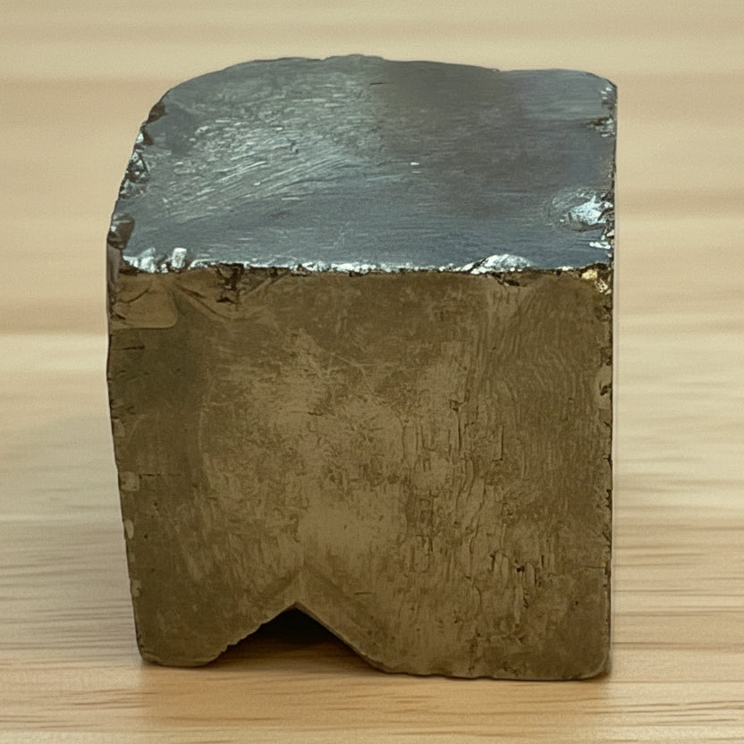Tumbled Stone Raw Pyrite Cube