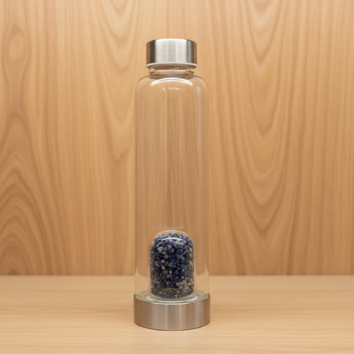 Crystal Water Bottles Chopped Stones