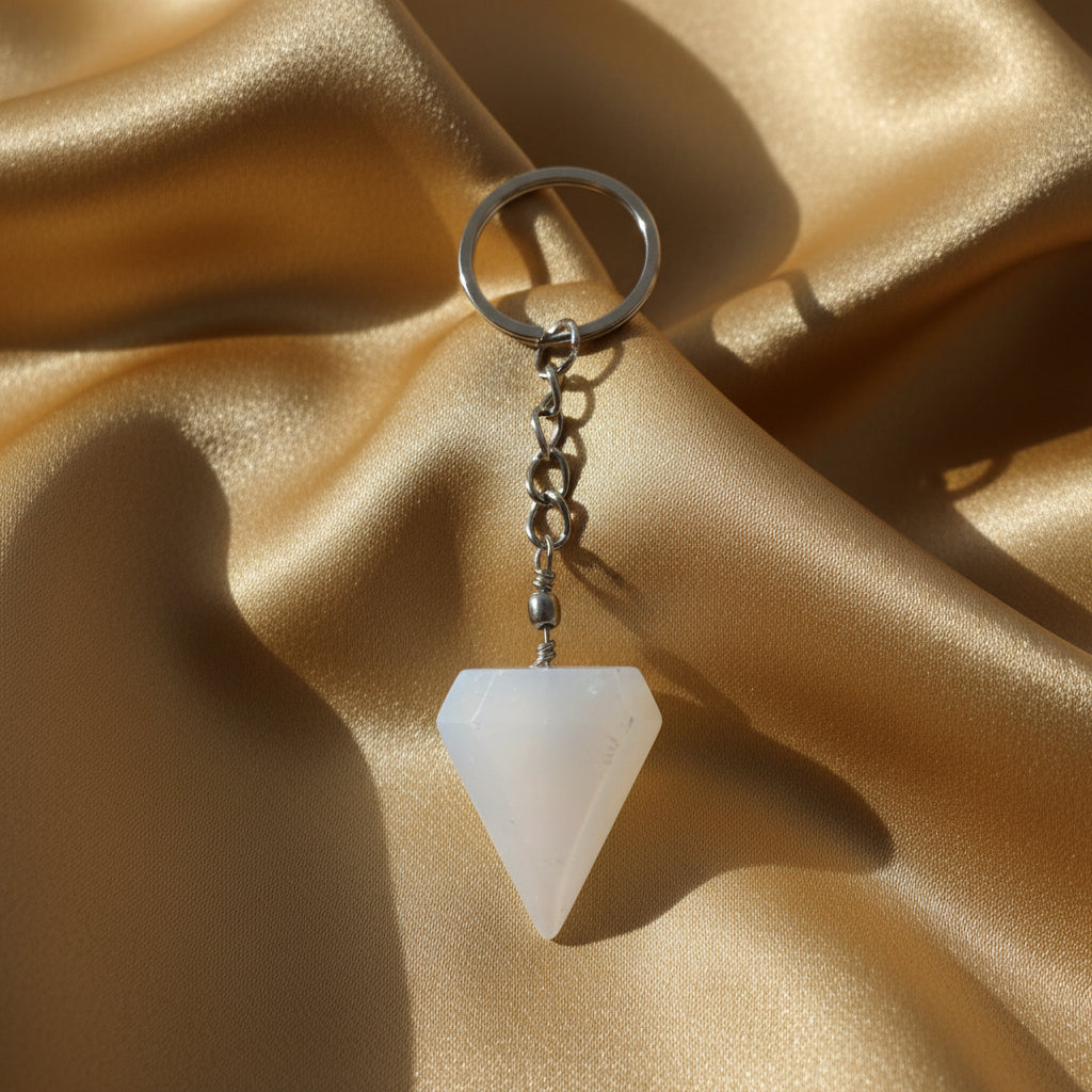 Key Chains with Natural Stone