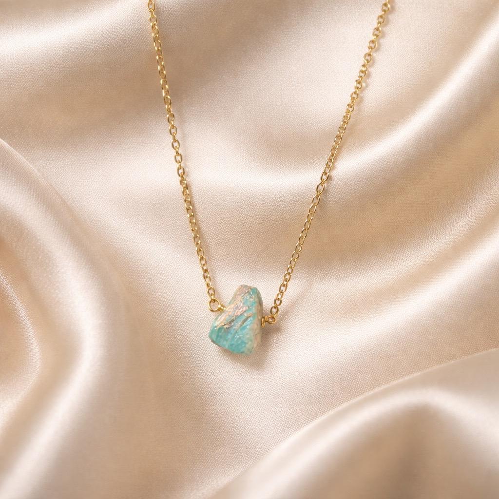 Necklace Raw Natural Stones