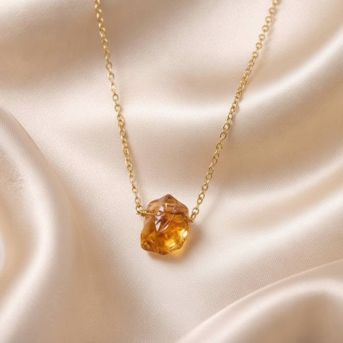 Necklace Raw Natural Stones