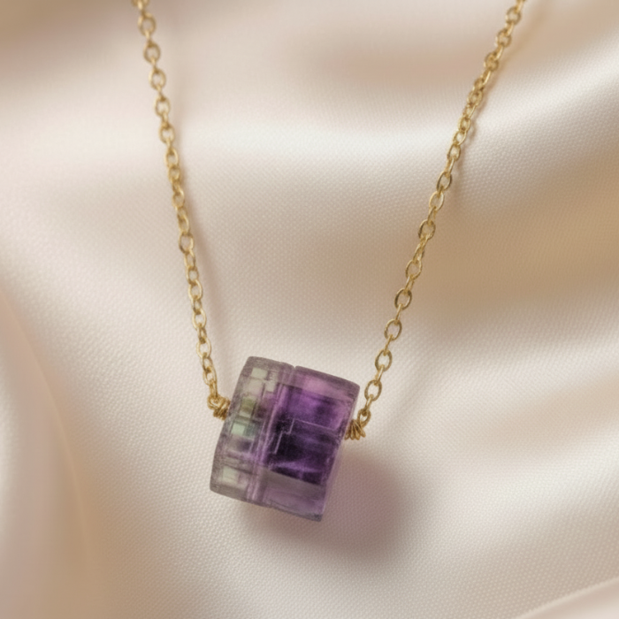 Necklace Raw Natural Stones