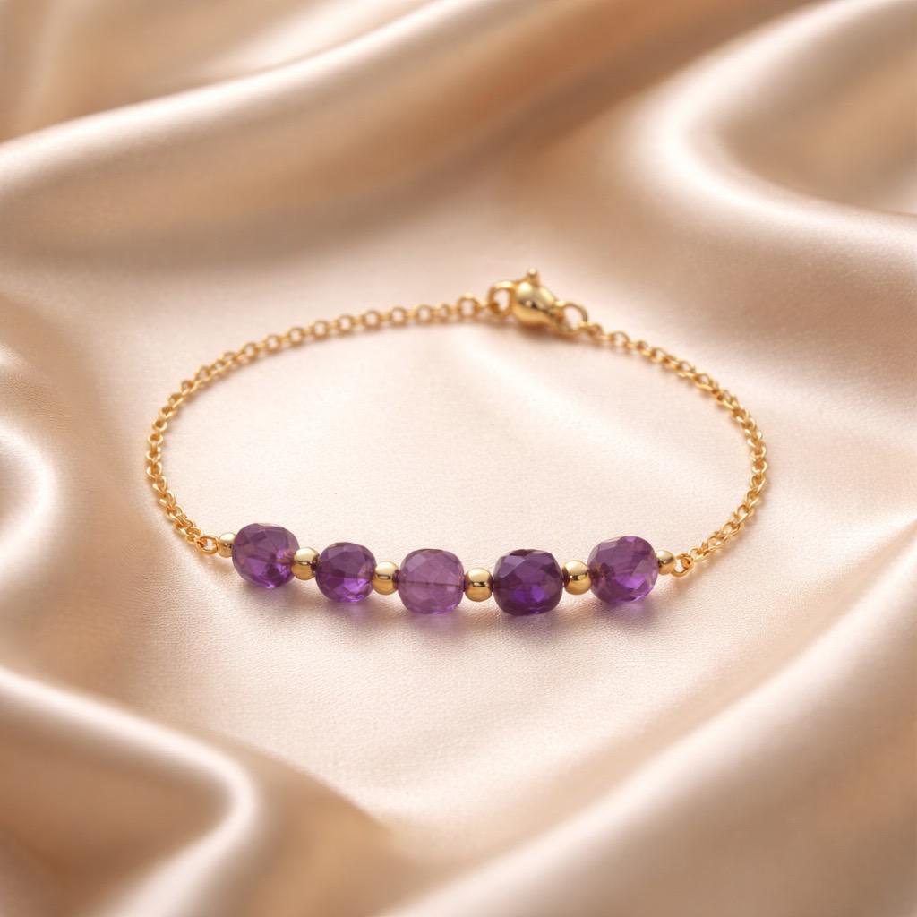 Bracelet Harmony with Beads in the Middle