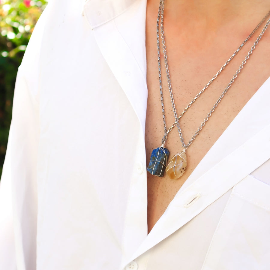 Necklaces Long Silver