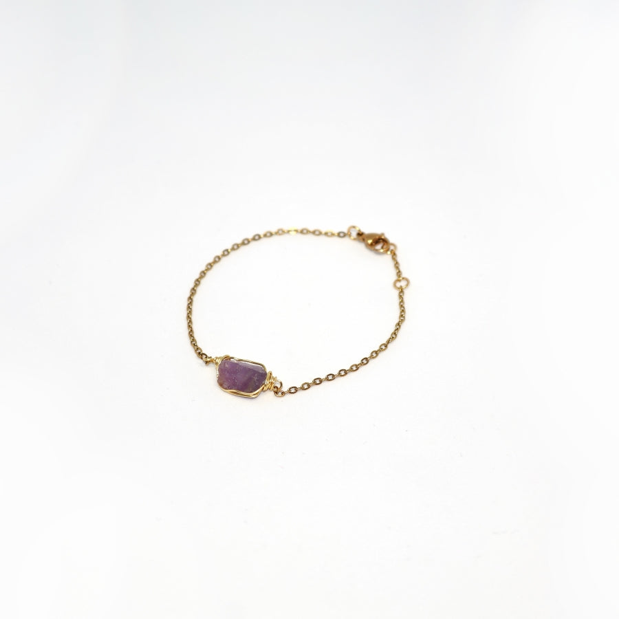 Bracelet Cage Natural Stones