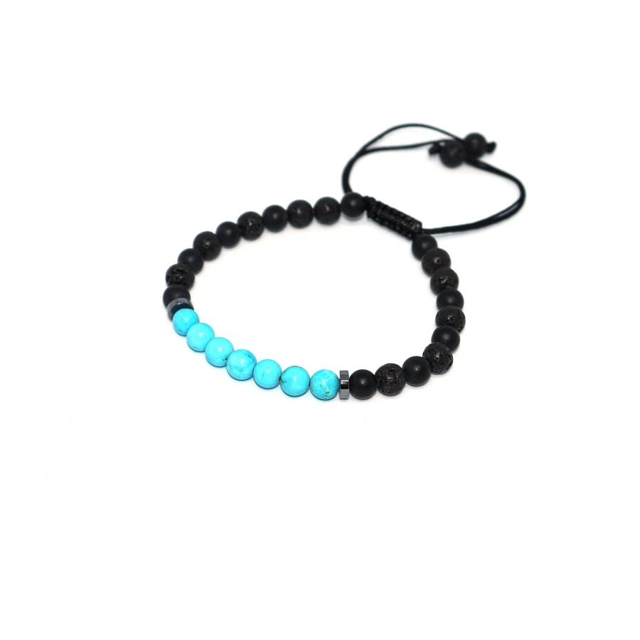 Bracelet Onyx/Lava 6mm Various Stones