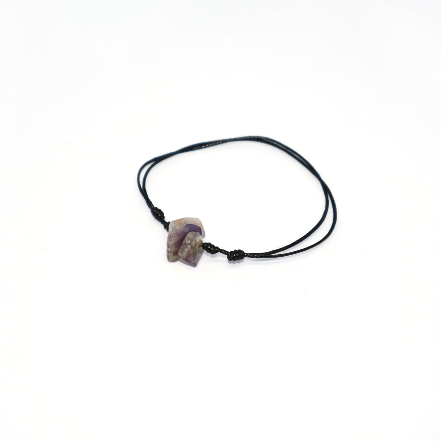 Leather Bracelets Stones Woman