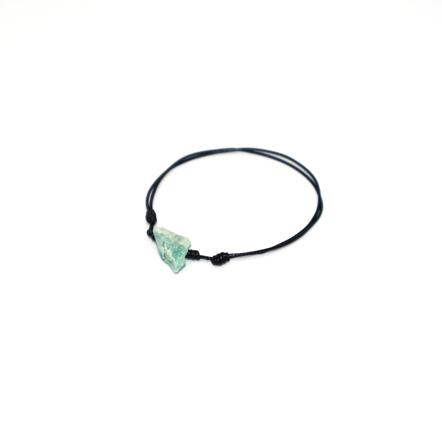 Leather Bracelets Stones Woman