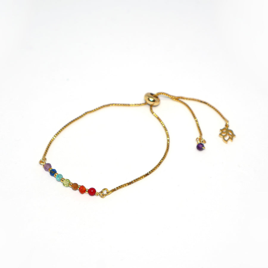Bracelet Mini Beads Chakra Adjustable