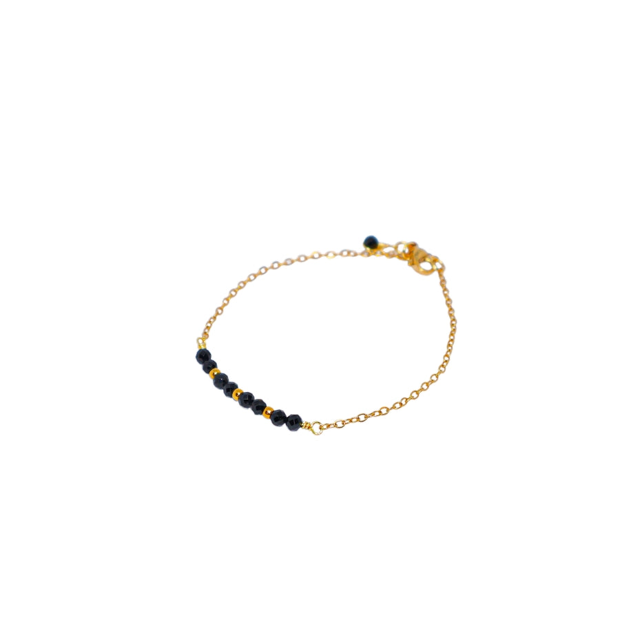 Bracelet Mini Beads in the Middle Natural Stones