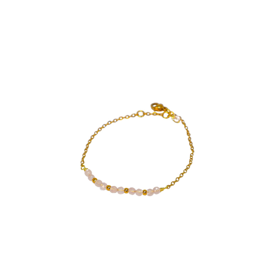 Bracelet Mini Beads in the Middle Natural Stones
