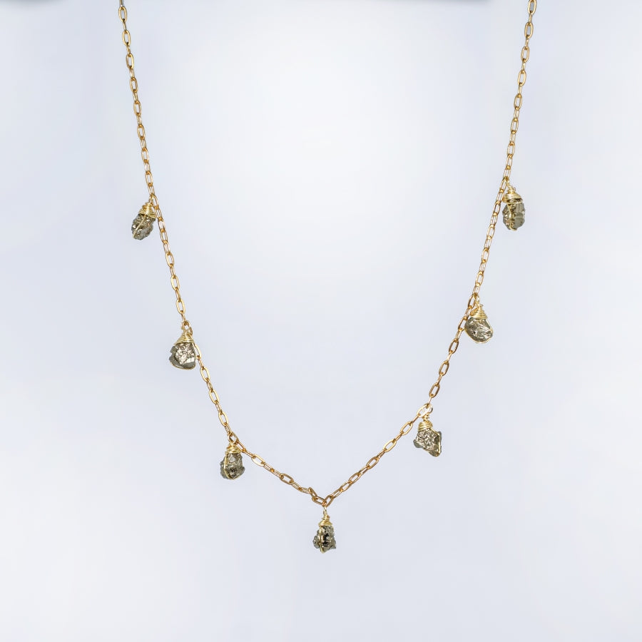 Necklace 5 Stone Raw