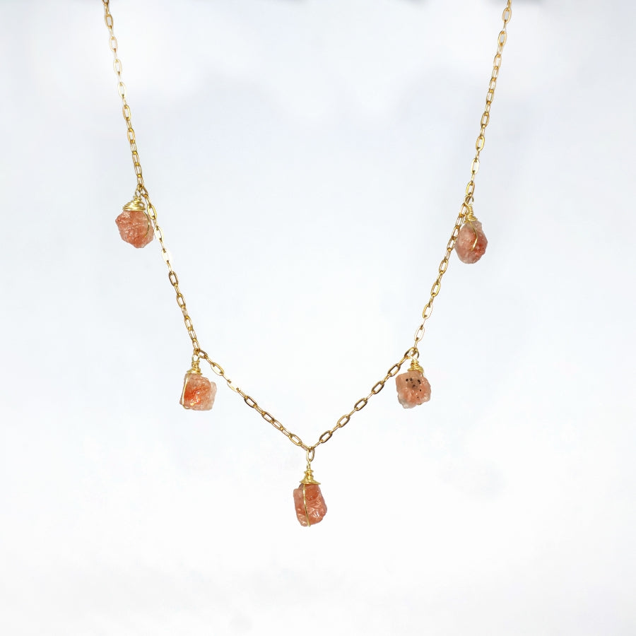 Necklace 5 Stone Raw