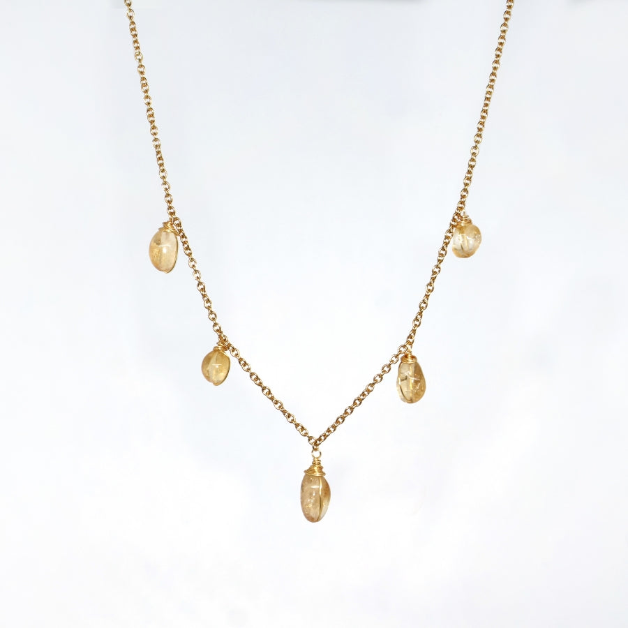 Necklace 5 Stone Raw