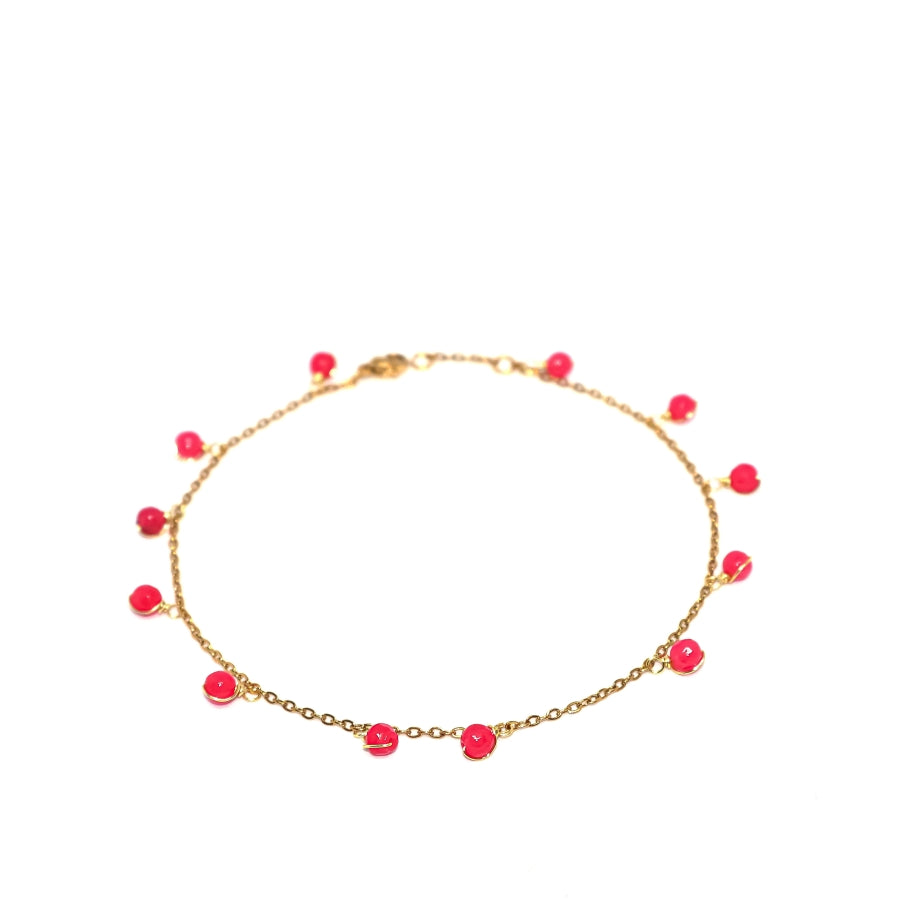 Anklets Beaded Stones
