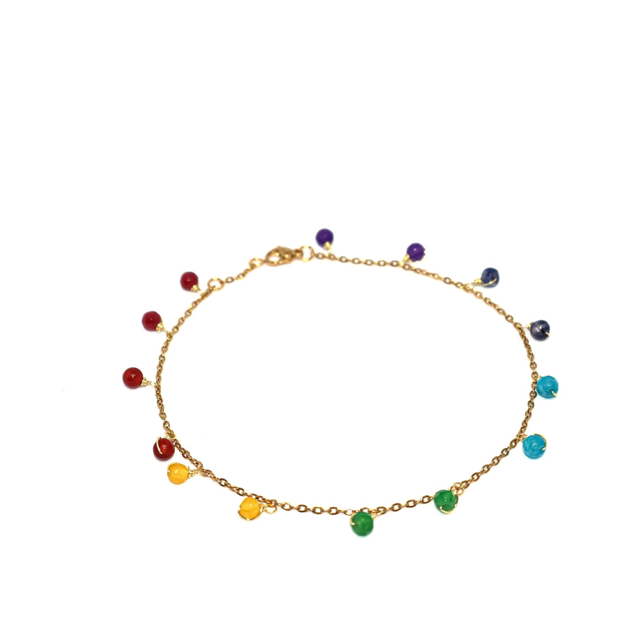 Anklets Beaded Stones