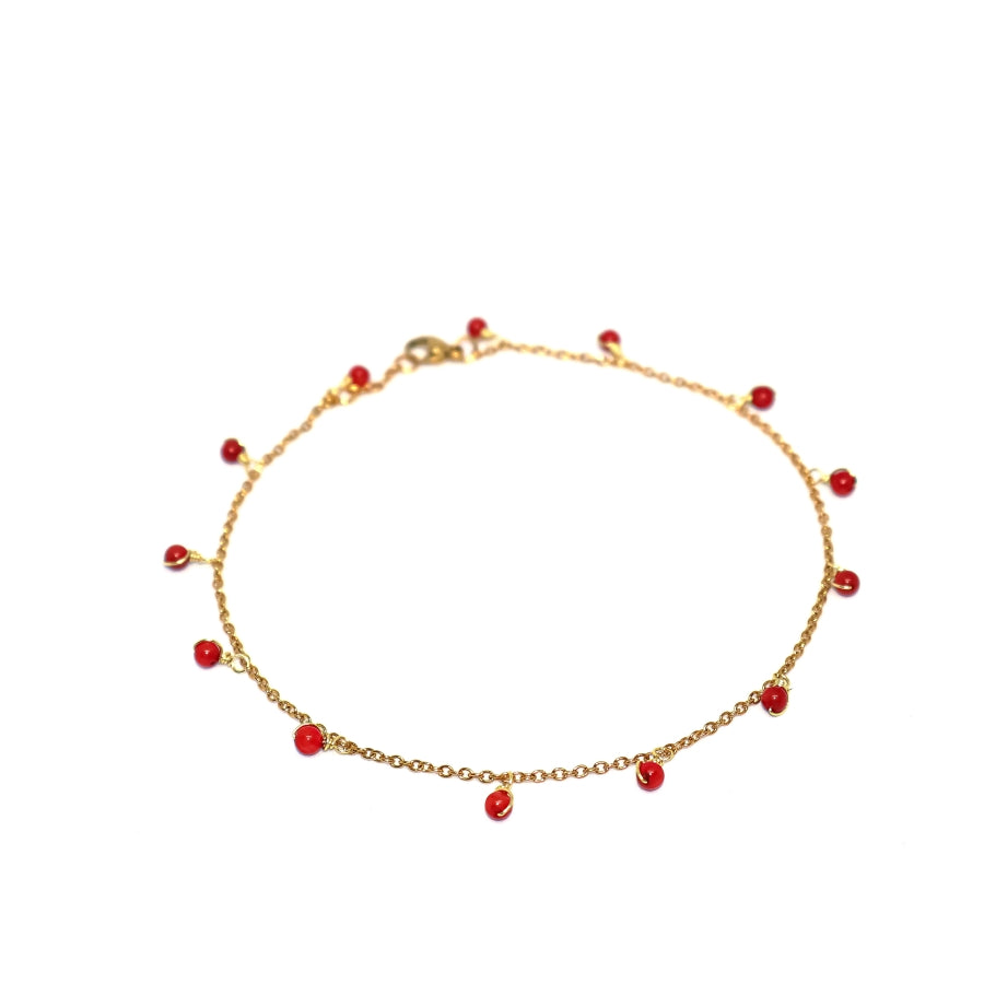 Anklets Beaded Stones