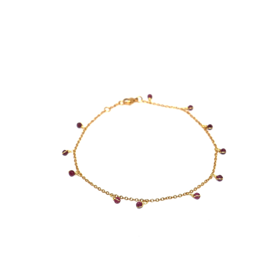 Anklets Beaded Stones