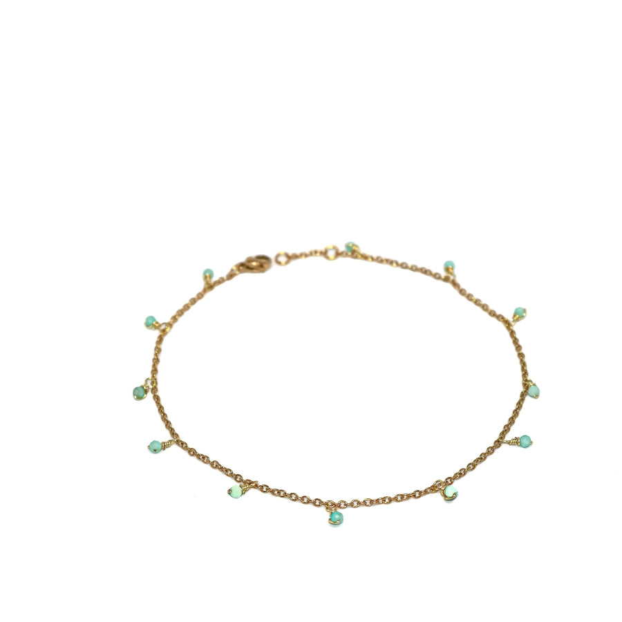 Anklets Beaded Stones