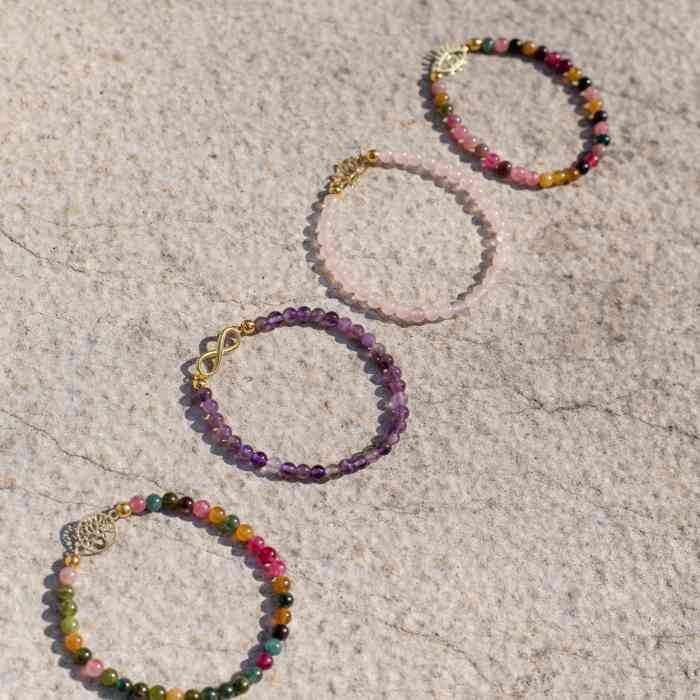Bracelet Elastic with Gold/Silver Charms