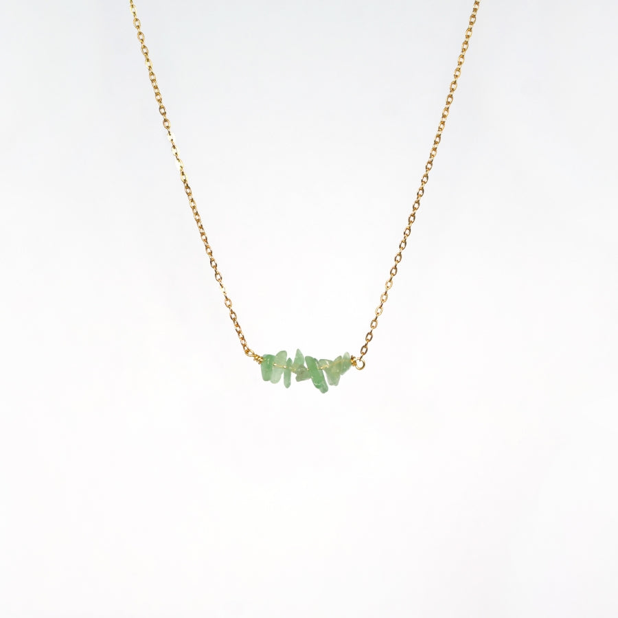 Necklace Chopped Natural Stones