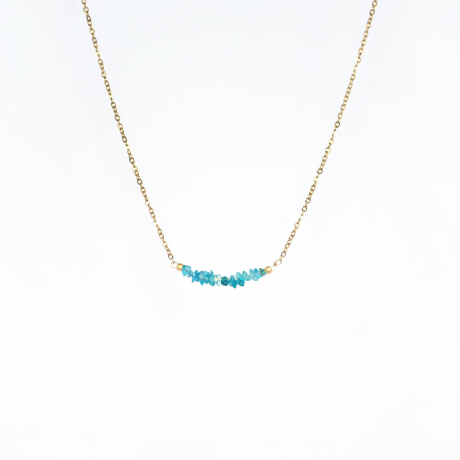 Necklace Chopped Natural Stones