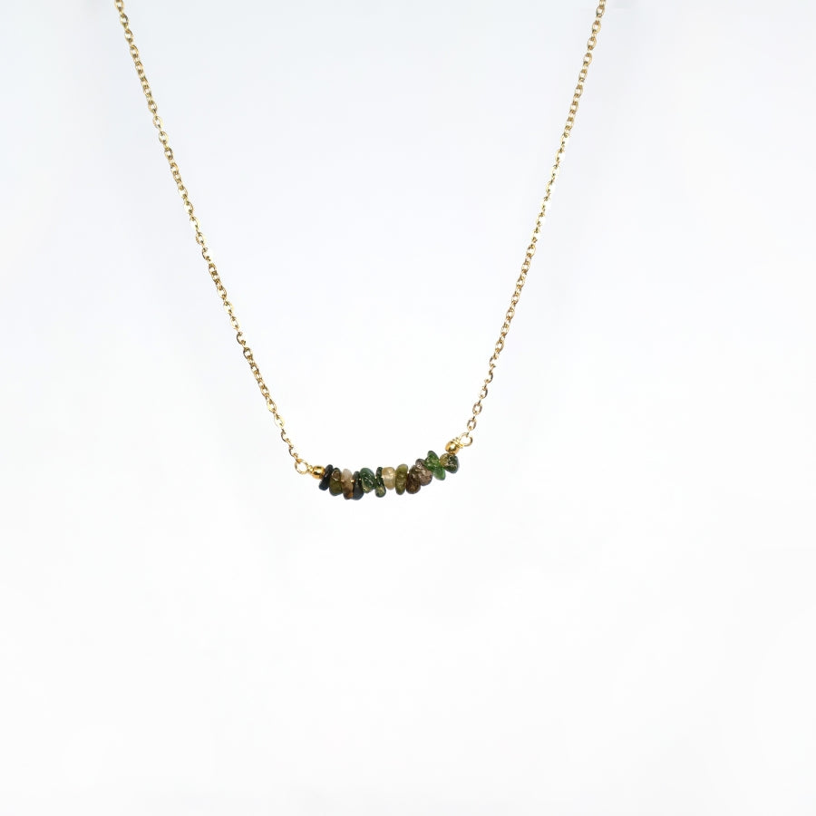 Necklace Chopped Natural Stones