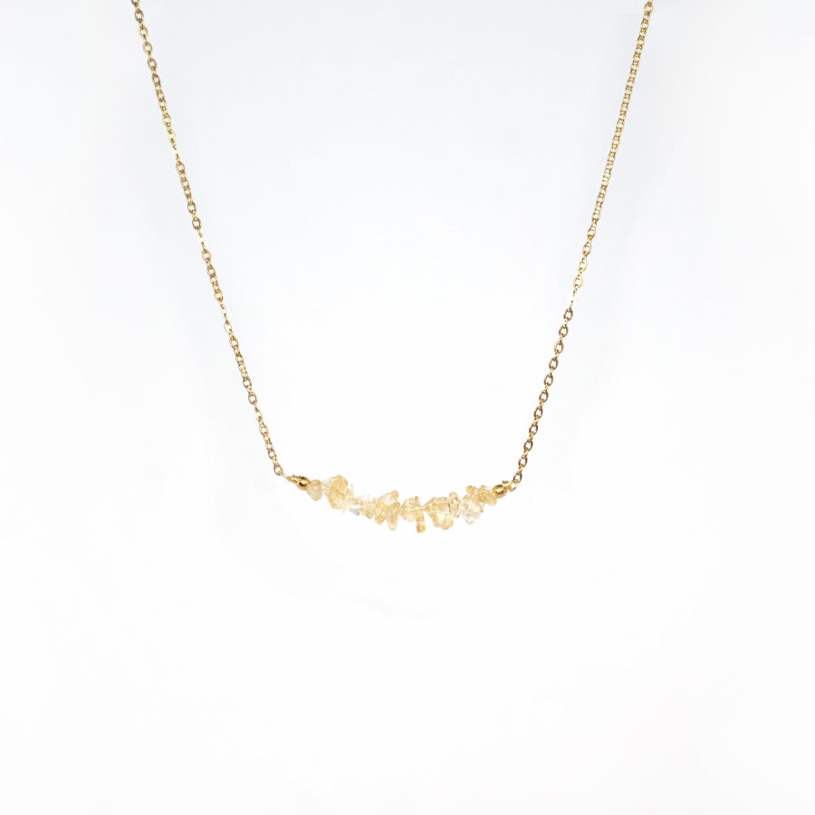 Necklace Chopped Natural Stones