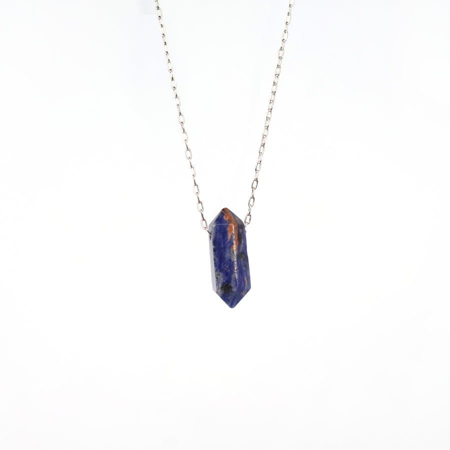 Necklaces Long Silver Pointer