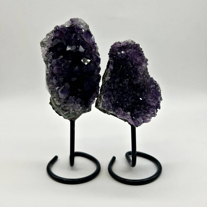 Amethyst Stone Metal Base