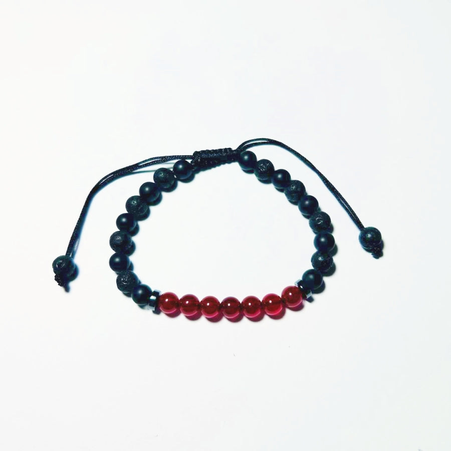Bracelet Onyx/Lava 6mm Various Stones