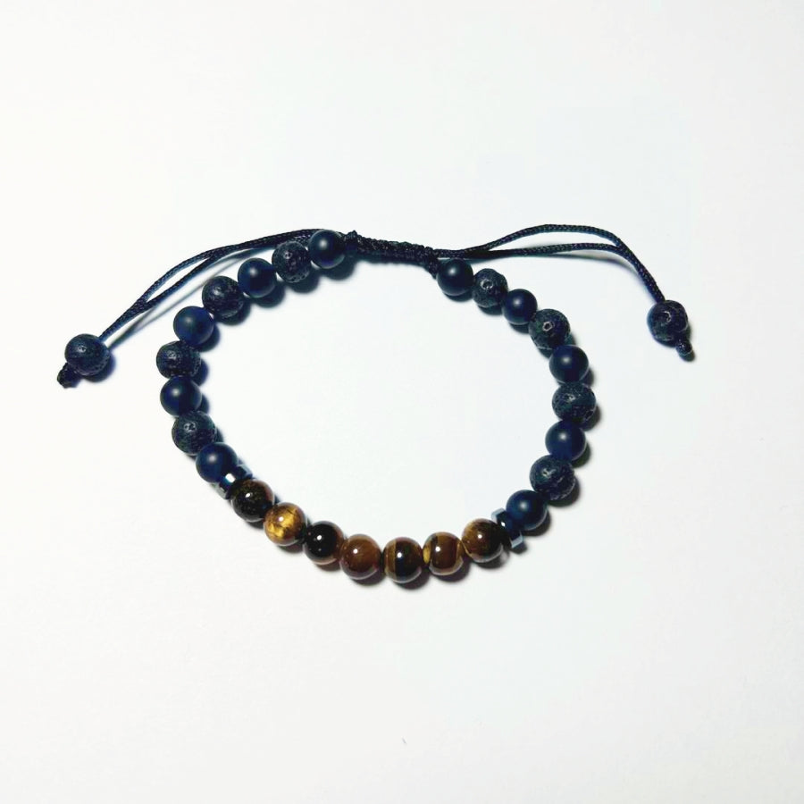 Bracelet Onyx/Lava 6mm Various Stones