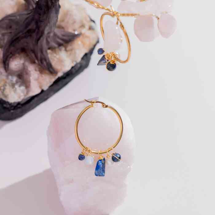 Earrings Hoops With Charms